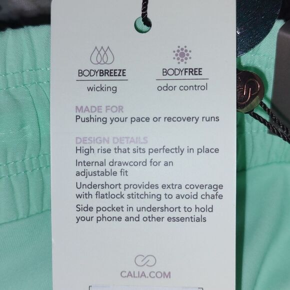 CALIA Women's 2-In-1 Ruched Running Shorts Sz XL NWT - Picture 4 of 11